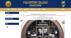 Desktop Screenshot of bookstore.fullcoll.edu