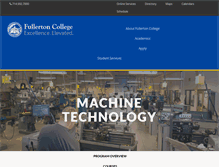Tablet Screenshot of machine.fullcoll.edu