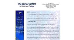 Desktop Screenshot of fcbursar.fullcoll.edu