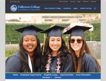 Tablet Screenshot of commencement.fullcoll.edu