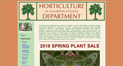 Desktop Screenshot of horticulture.fullcoll.edu